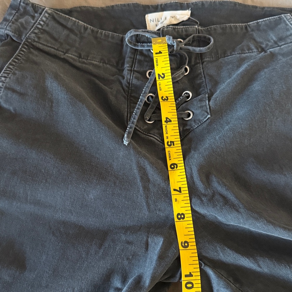 Nili Lotan Charcoal Vianca Flare Jeans - Picture 4 of 8